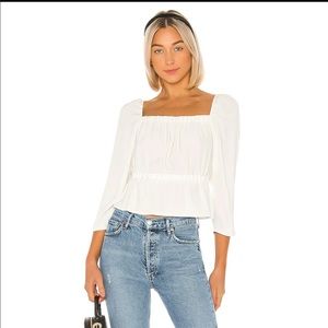 7 FOR ALL MANKIND ELASTIC WAIST TOP
